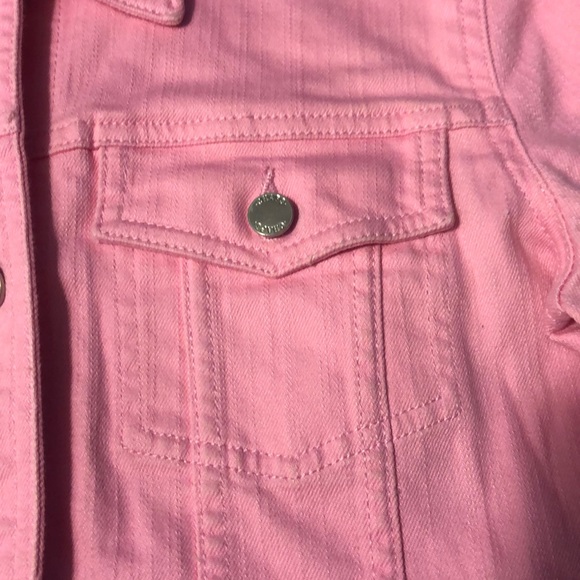 Chaps Pink Denim Jacket size Small - Picture 3 of 9